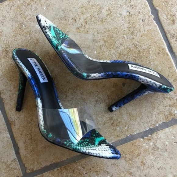 NEW Steve Madden Feisty Heels Mule - Picture 6 of 9